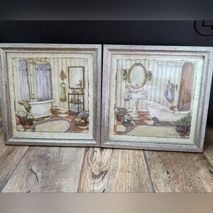 Vintage Home HOMCO Home interiors Bathroom Wall Decor Bath